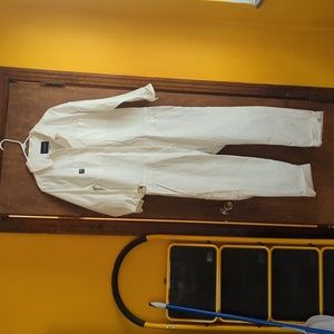 White Longsleeve Wildfang Jumpsuit